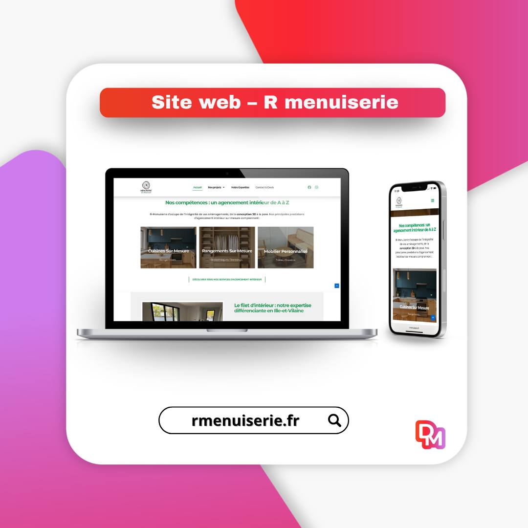 Création site internet d'un menuisier avec SEO