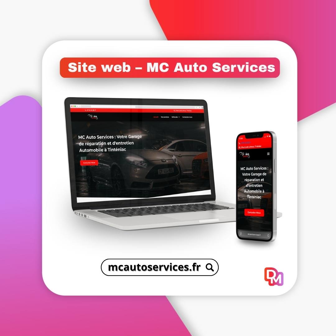 Création site internet d'un garage auto avec SEO